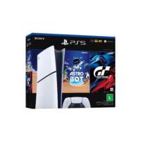 Console Playstation®5 Slim Digital - Pacote Astro Bot E Gran Turismo 7 Branco
