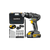 Parafusadeira Furadeira De Impacto Profissional Gradiente Gpb21vwd Sem Fio Bateria 21v Com Maleta 60hz