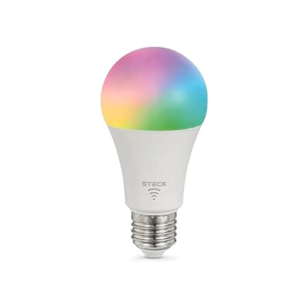 Steck, Lâmpada Inteligente 7W, Steck Ambiente Conectado RGBW Wi-Fi, Bivolt