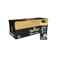 Pack YoPRO Bebida Láctea UHT Baunilha 15g de Proteínas 250ml - 24 Unidades