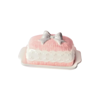 Prato De Manteiga De Porcelana Durável Detentor De Manteiga