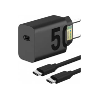 Carregador Premium Fast Turbo Rápido 50W Tipo C USB-C Power Delivery Quick Charge Bivolt Com Cabo Compatível iPhone 15, 16, Android Entrada Tipo C Carga Ultra Rápida Tomada Celular Original
