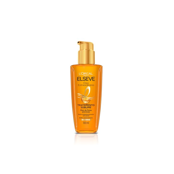 ELSÉVE Óleo Capilar L'Oréal Paris Elseve Óleo Extraordinário 100Ml - Leave In Anti Frizz Protetor Térmico Tratamento Reconstrutor Para Todos Os Tipos De Cabelo
