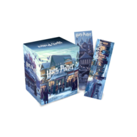 Box Harry Potter Scholastic - castelo (caixa azul): com 02 marcadores