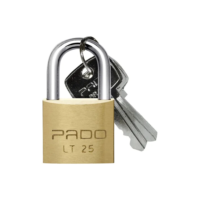 Cadeado De Latão Lt-25 25mm Pado