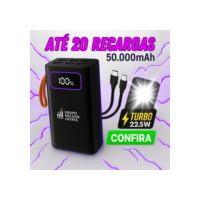 Power Bank 50000mAh Turbo carregador portátil 30000 mah Super Rápido 20000 mah 22.5W TipoC 10000 mah