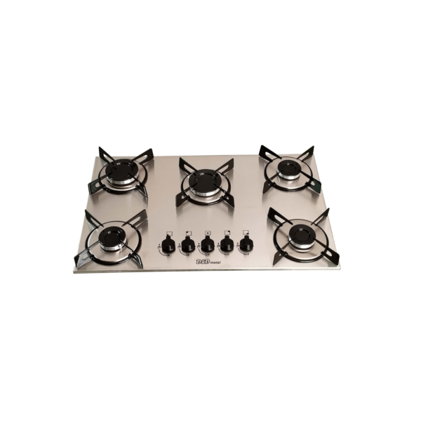 Fogão cooktop a gás 5 bocas inox 304