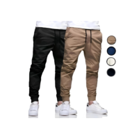 KIT 2 ou uma  Calça Jeans Jogger  Masculina Premium com Lycra - Sarja com Punho, Conforto e Estilo vc