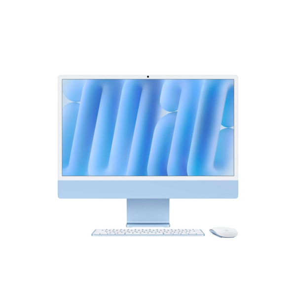 iMac Apple Tela Retina 24" 4.5K, Chip M4, CPU 8 Núcleos, GPU 8 Núcleos, Neural Engine de 16 núcleos, 16GB RAM, SSD 256GB, Azul - MWUF3BZ/A