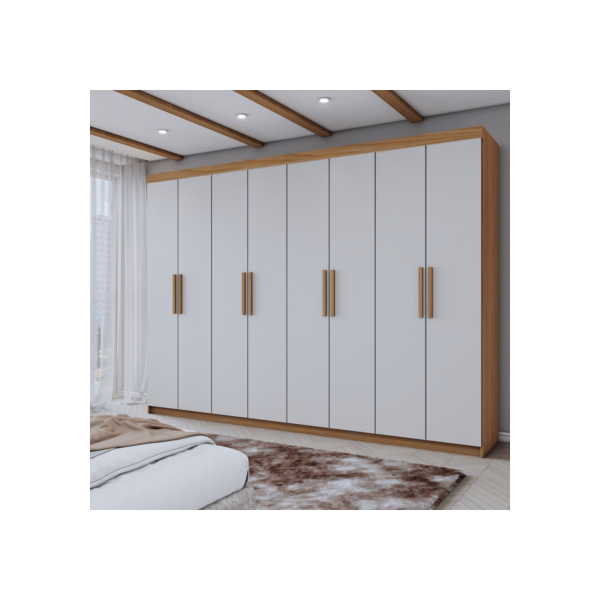 Guarda-Roupa Casal Aurora 8 Portas 4 Gavetas