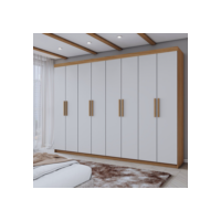 Guarda-Roupa Casal Aurora 8 Portas 4 Gavetas