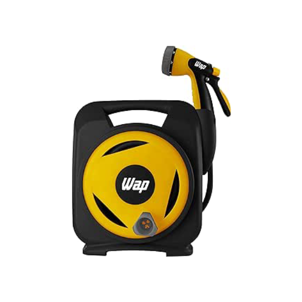 WAP Mangueira de 12 Metros com Enrolador e Esguicho Múltiplo GMEEM01