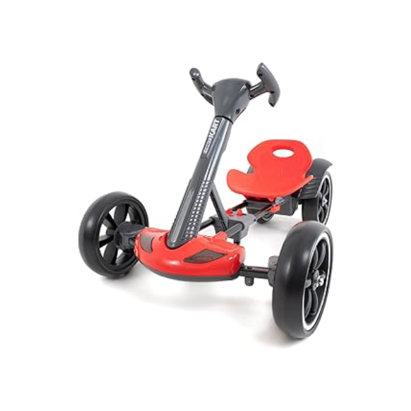 CARRO ELÉTRICO INFANTIL CONECT KART SUPORTA 70KG (Vermelho)