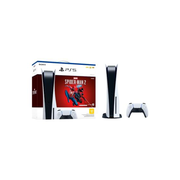 Console Playstation 5 Sony, SSD 825GB, Controle sem fio DualSense, Com Mídia Física + Jogo Marvels Spider-Man 2 - 1000037788