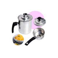 Cuscuzeira Individual de Alumínio - Cuscuzeiro Mini Panela a Vapor Individual Para Cuscuz, Cozimento Rápido - Alumínio Polido