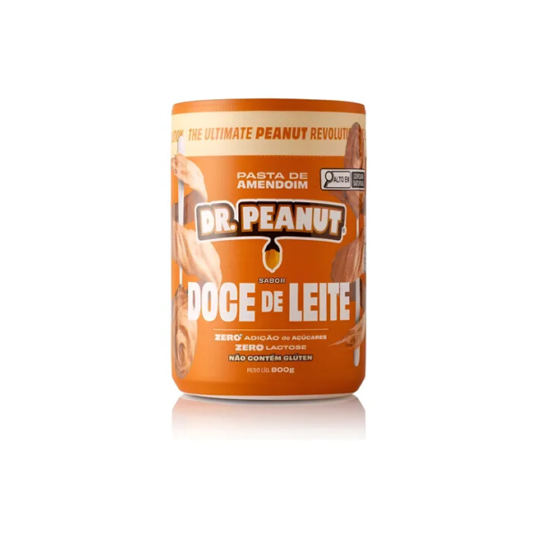 Pasta De Amendoim Sabor Doce De Leite Pote 800g Dr. Peanut