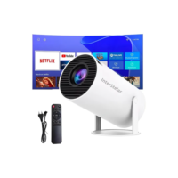 Projetor Interestelar Hy300 Mini Branco Netflix Wi-fi Branco