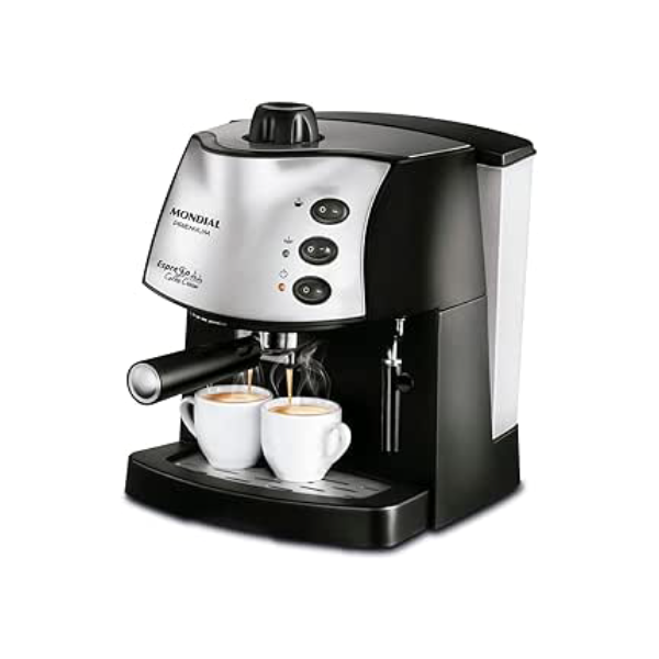 Máquina de Café Espresso Coffee Cream, Mondial, Preto/Inox, 800W, 110V - C-08