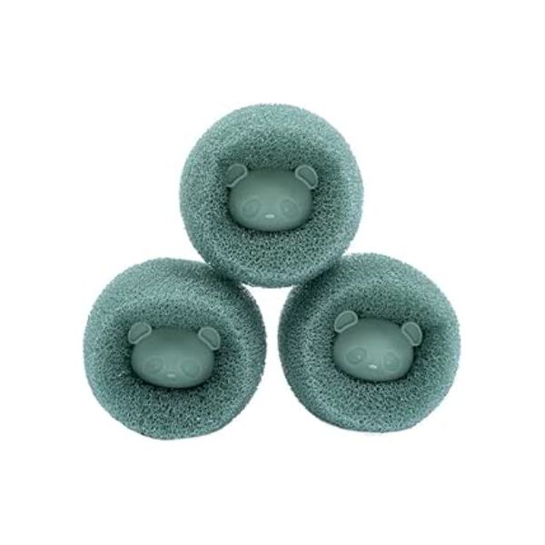 KIT DE 3 ESPONJAS TIRA PELOS PARA MÁQUINA DE LAVAR
