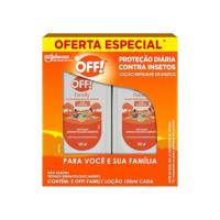 OFF! Family Repelente de Insetos, Proteção por até 4h, 2 Unidades de 100ml