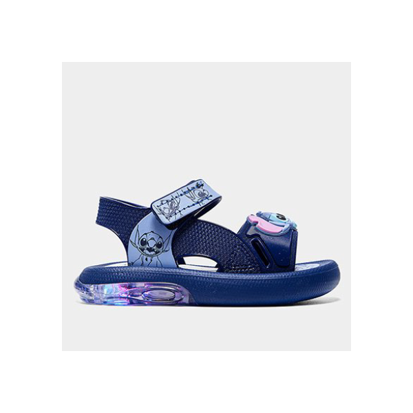 Sandália Infantil Grendene Kids Disney Led Menina - Azul Escuro