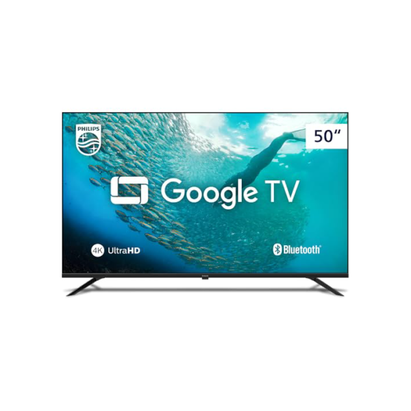 PHILIPS, Smart TV, 50'' 4K UHD, 50PUG7019/78, Google TV, Comando de Voz, HDR