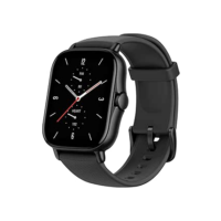 New Version] Amazfit GTS2 New Version Smartwatch Alexa Built-in Ultra-long Battery Life Smart Watch For Android iOS Phone -Lightning (Black)