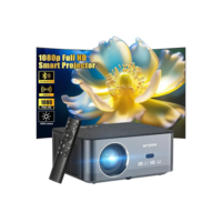 Bettdow Projetor 4k 8k 15000 Lumens Hd 1080p Compatível Completo De Android 9, Smart Projetores Retroprojetor Portatil 600 ANSI WiFi6, Auto Correção Trapezoidal, Foco Eletronico