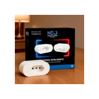 Tomada Inteligente Smart Wi-fi 2.4 GHz 10A 110v/220v Bivolt Branco Cod: 291990608 Neo Avant