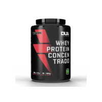 Whey Protein Concentrado Chocolate Pote 900g – Contribui para o Ganho Muscular Hipertrofia – Dux Human Health
