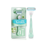 Gillette Venus Pele Sensível Aparelho de Depilar Recarregável com Aloe Vera, 1ud