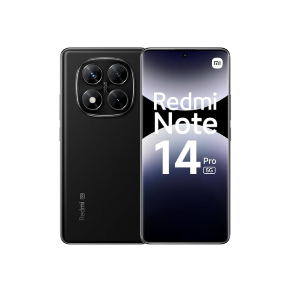 Smartphone Xiaomi Redmi Note 14 Pro 5G Midnight Black (Preto) 8GB RAM 256GB ROM NFC