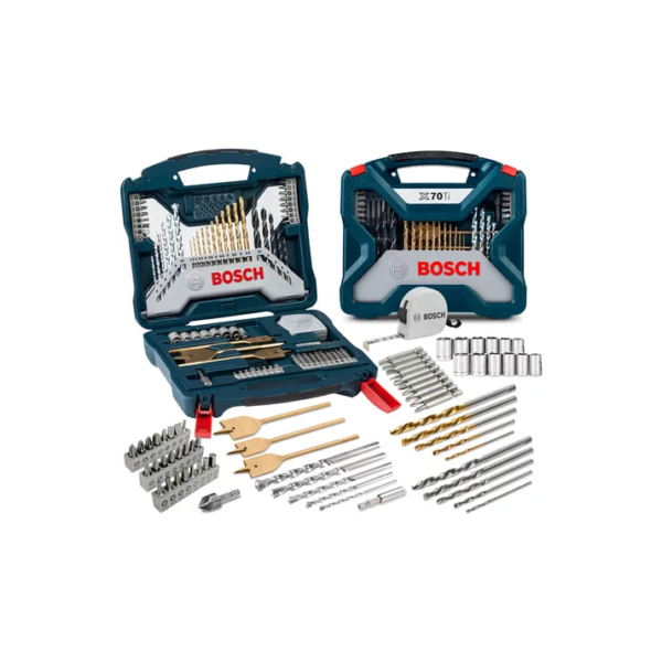 Jogo De Ferramentas Bosch Kit X-line 70 Peças Titânio
