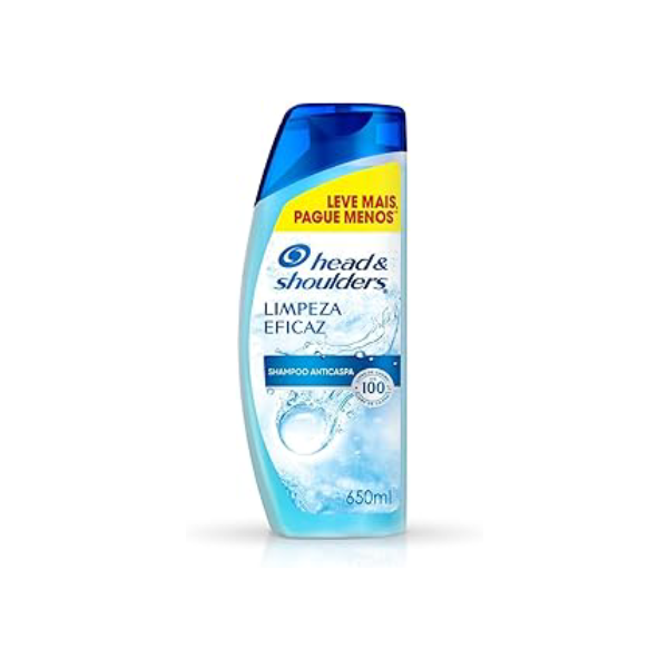 Shampoo Anticaspa Head & Shoulders Limpeza Eficaz 650 ml