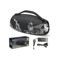 Caixa de Som Bluetooth SABALA DR-909 Boombox,39000mAh 200W Bluetooth 5.3, 36H IPX6 TWS, Portátil, USB Powerbank (Preto)