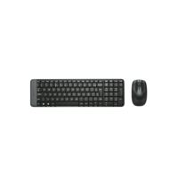 Combo Teclado e Mouse sem fio Logitech MK220 com Design Compacto, Conexão USB, Pilhas Inclusas e Layout ABNT2