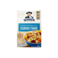 Aveia Integral Em Flocos Finos 165g Quaker