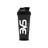 Coqueteleira / Shaker Preta - Academia 600ml - 3vs Nutrition