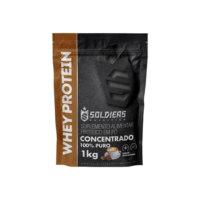 Whey Protein Concentrado 1Kg - Moccacino - Importado - Soldiers Nutrition