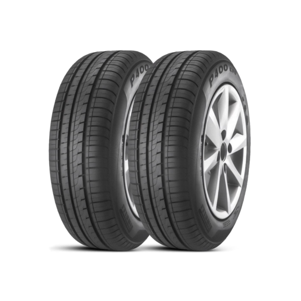 Kit 2 Pneu Aro 14 175/65R14 Pirelli 82H TL P400 Evo