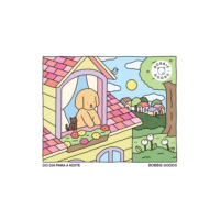 Livro Do dia para a noite (Day to night) – Livro de colorir oficial Bobbie Goods