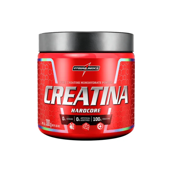 Creatina Hardcore 100% Pura 300g IntegralMédica