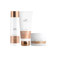 Wella Fusion Shampoo + Condicionador + Mascara Reconstrução