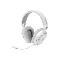 Headset Gamer Sem Fio, Redragon Mira 7.1, RGB, Bluetooth, 2.4ghz, P3, Branco - H868W