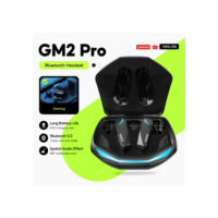 Lenovo Fones De Ouvido GM2 Pro Jogos Bluetooth BT 5.3 TWS HD RGB Luzes Som Estéreo Baixa Latência Com Microfone