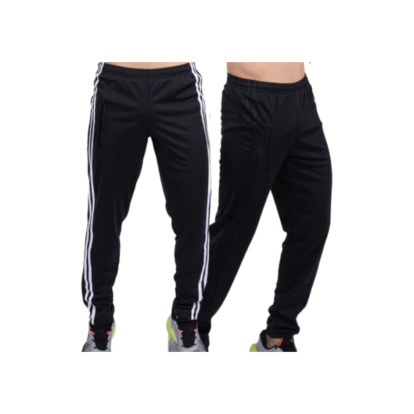 Kit 2 Calças Masculina Sport Cordão Bolso Com Zíper Academia