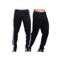 Kit 2 Calças Masculina Sport Cordão Bolso Com Zíper Academia