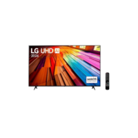 Smart TV 4K 75" LG UHD 75UT8050 Processador α5 Ger7 AI Alexa/Chromecast integrado Otimizador de Jogos webOS 24 Controle Smart Magic