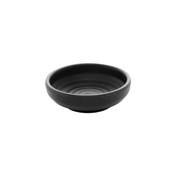 LYOR - Porta Shoyu Redondo de Melamina Tóquio Preto 30ml