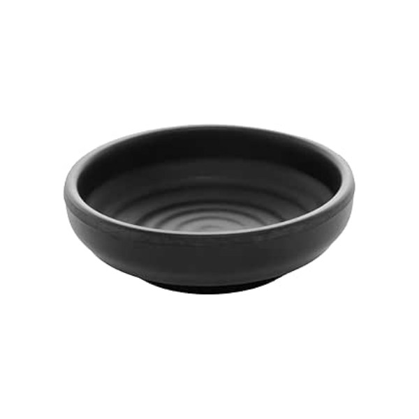 LYOR - Porta Shoyu Redondo de Melamina Tóquio Preto 30ml
